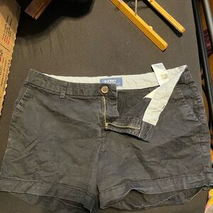 Old Navy Women's Charcoal High Waist Shorts